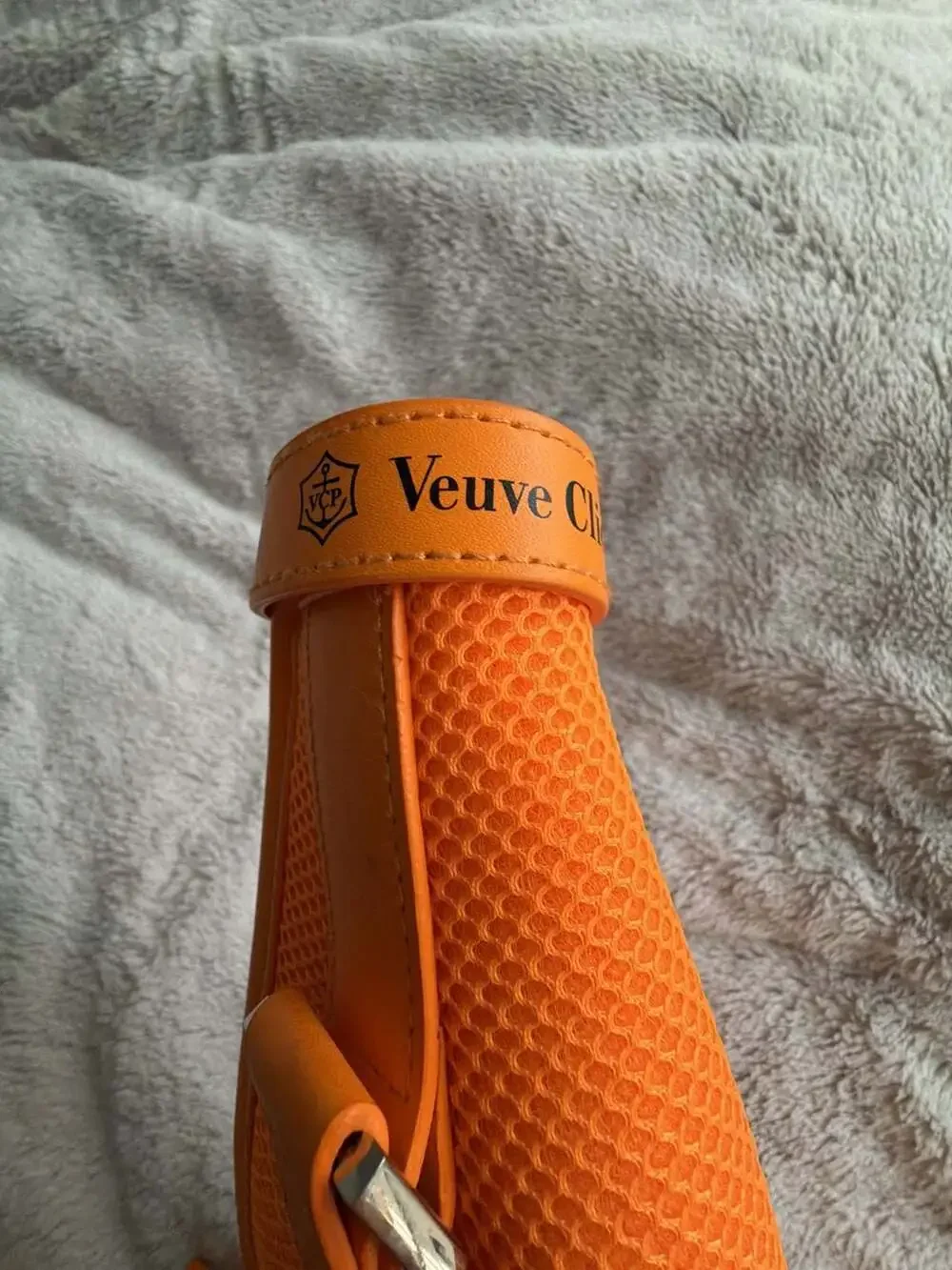 Veuve Clicquot Branded Orange Insulated Champagne Bottle Ice Jacket Sleeve